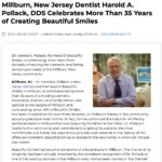 Millburn, New Jersey Dentist Harold A. Pollack, DDS Celebrates More Than 35 Years of Creating Beautiful Smiles